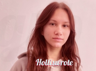 Holliswrote