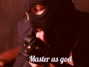 Master_as_god