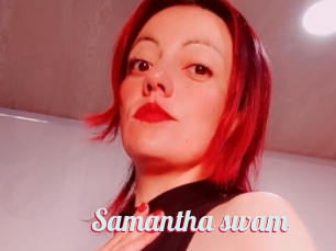 Samantha_swam